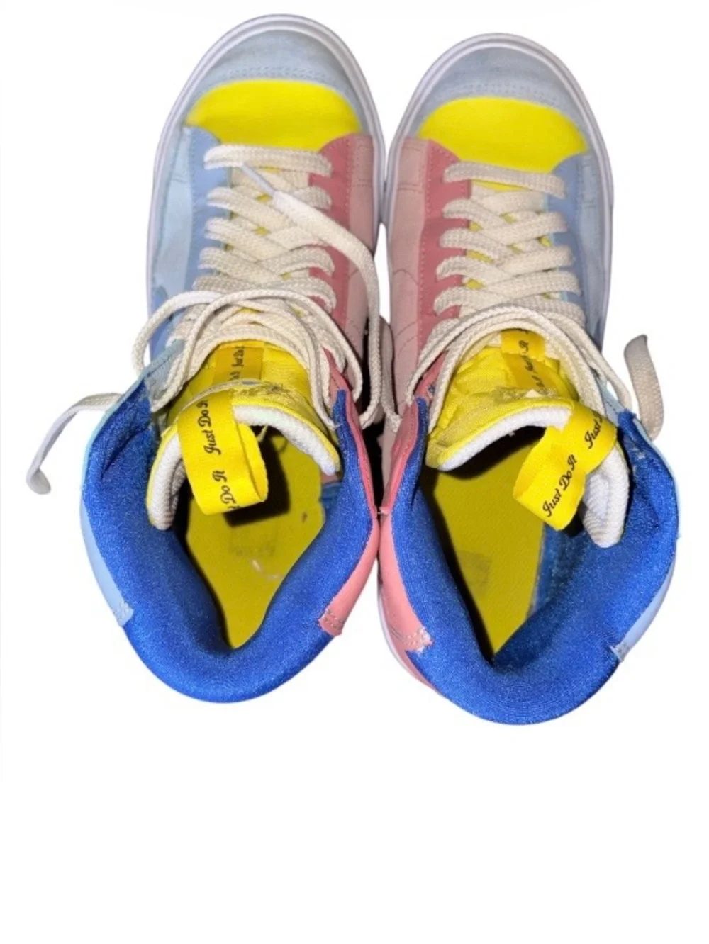Nike mismatched pastel color blazer mid ‘77 youth size 6/women’s size 7.5